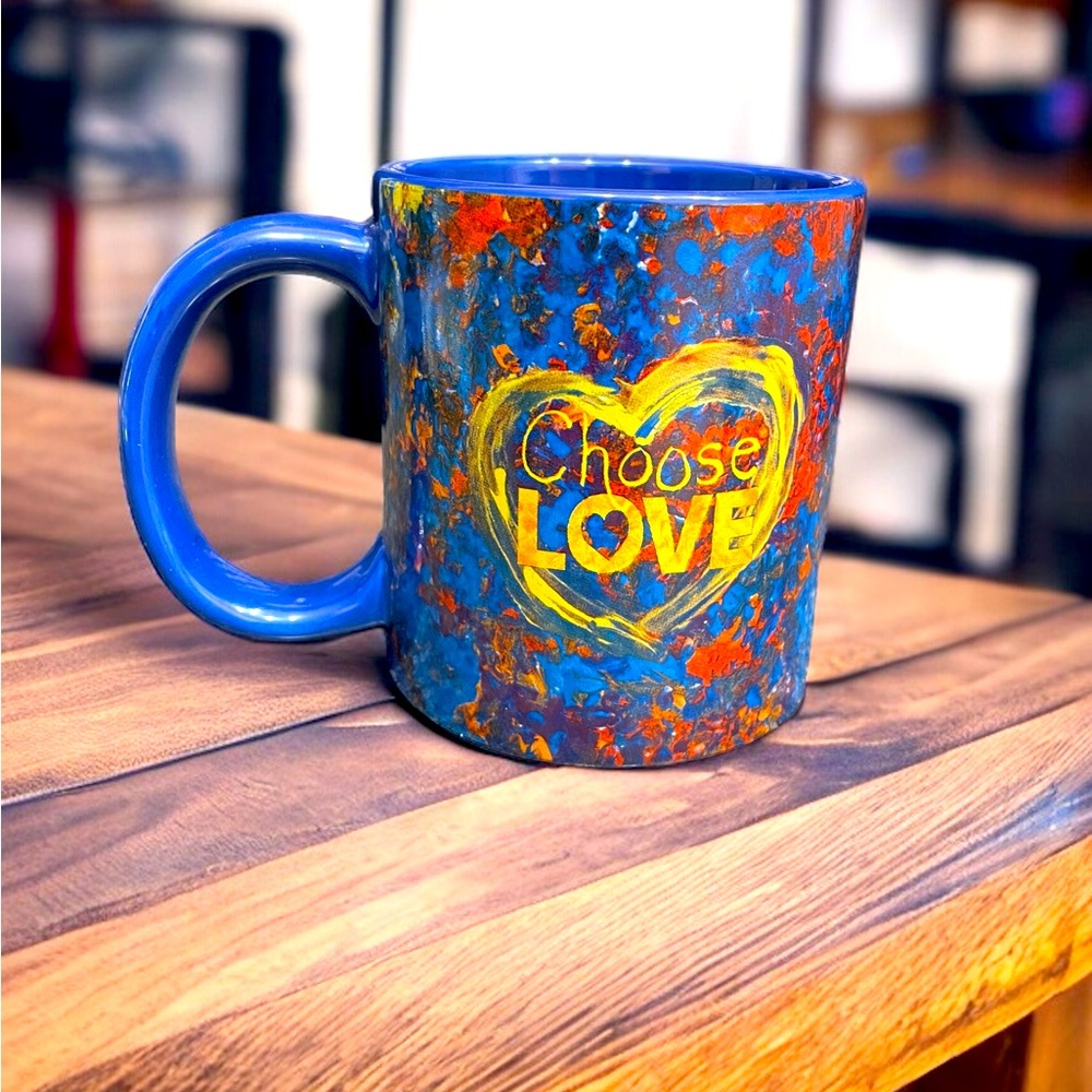 NWOT Choose LOVE Ceramic Mug